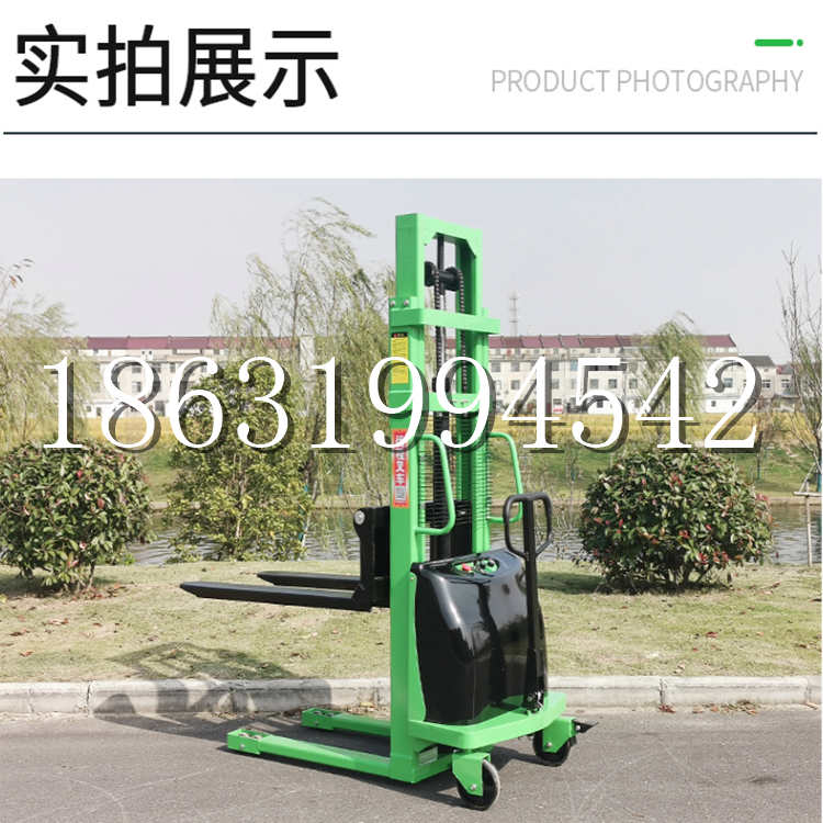 岳麓区电动叉车堆高车液压铲车电瓶1吨2吨站驾步行式小型全自动叉车